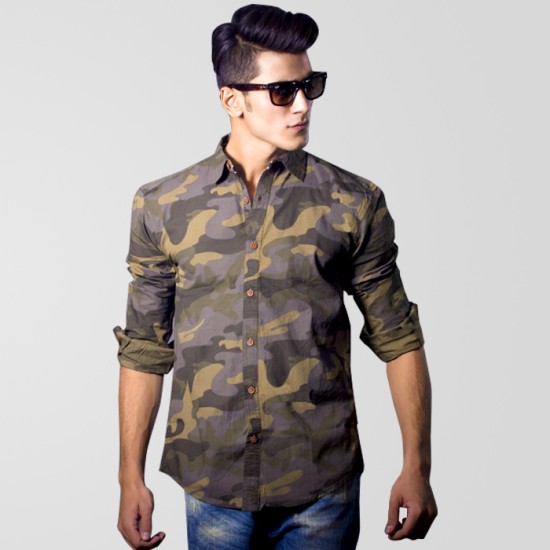 Green Cameo Flash Shirt 